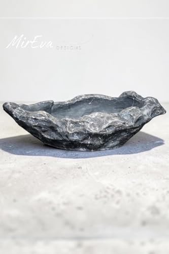 Toptan Modern Taş Kompozit Dekoratif Kase 30 cm